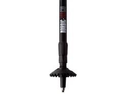 Abbey Alu Nordic zwart/rood wandelstokken