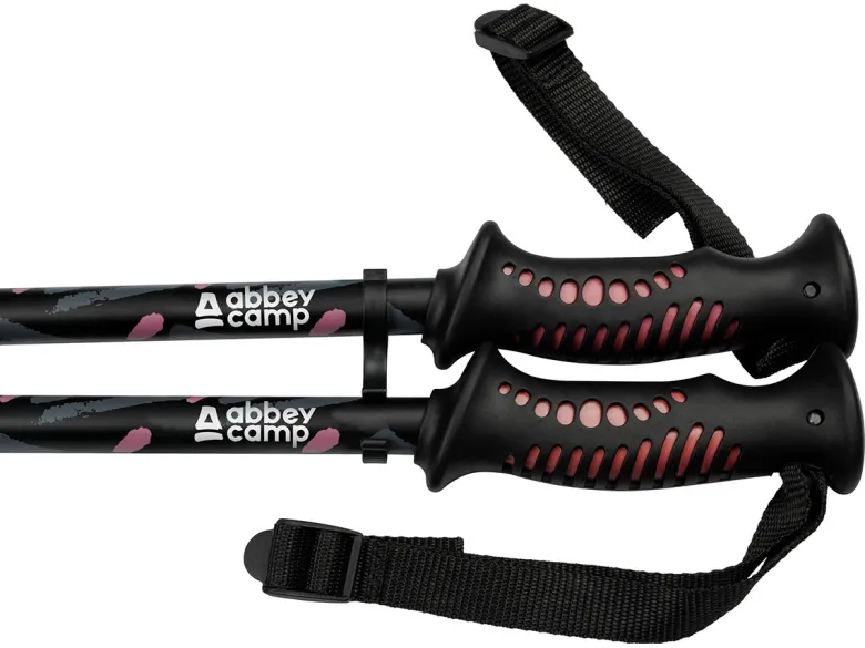 Abbey Camp anti shock wandelstokken - Black