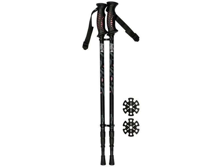Abbey Camp anti shock wandelstokken - Black