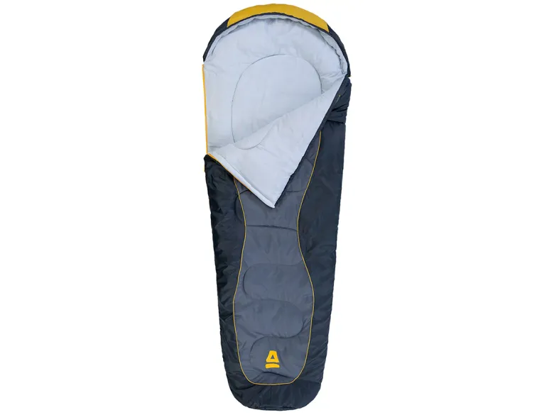 Abbey Camp Berlin mummy slaapzak - Grey/Yellow