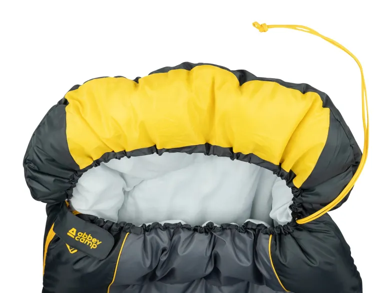 Abbey Camp Berlin mummy slaapzak - Grey/Yellow