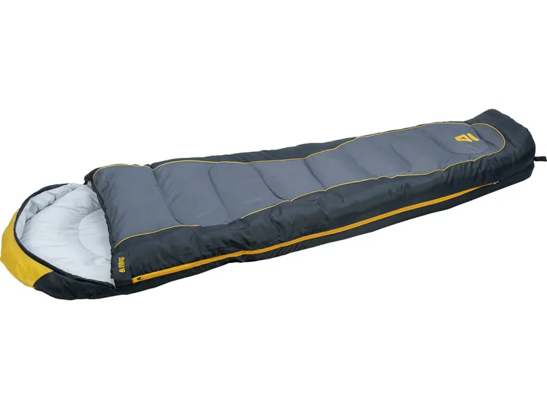 Abbey Camp Berlin mummy slaapzak - Grey/Yellow