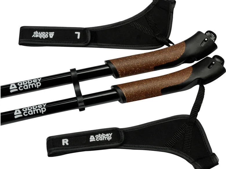 Abbey Camp Nordic wandelstokken - Black