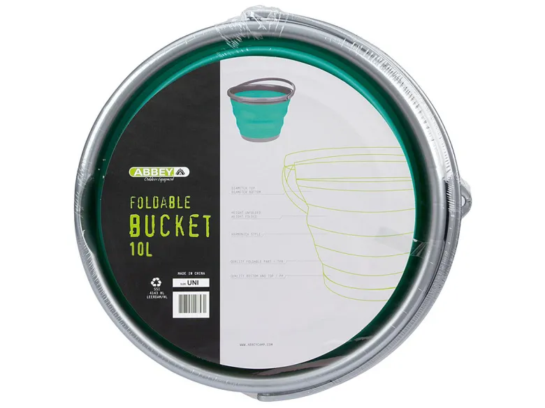 Abbey opvouwbare emmer - Green