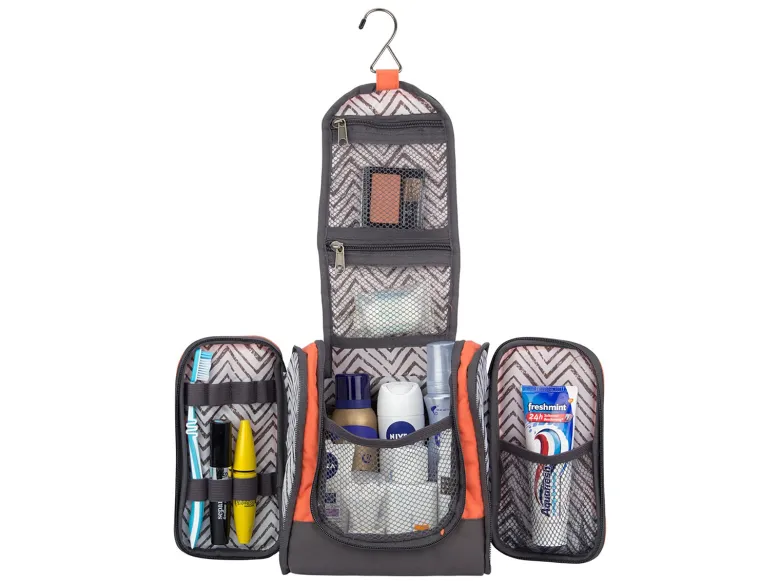 Abbey Smart Travel toilettas - Black
