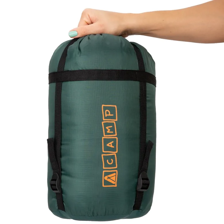 ACAMP Nova 220 x 85 cm mummie slaapzak - Dark Green