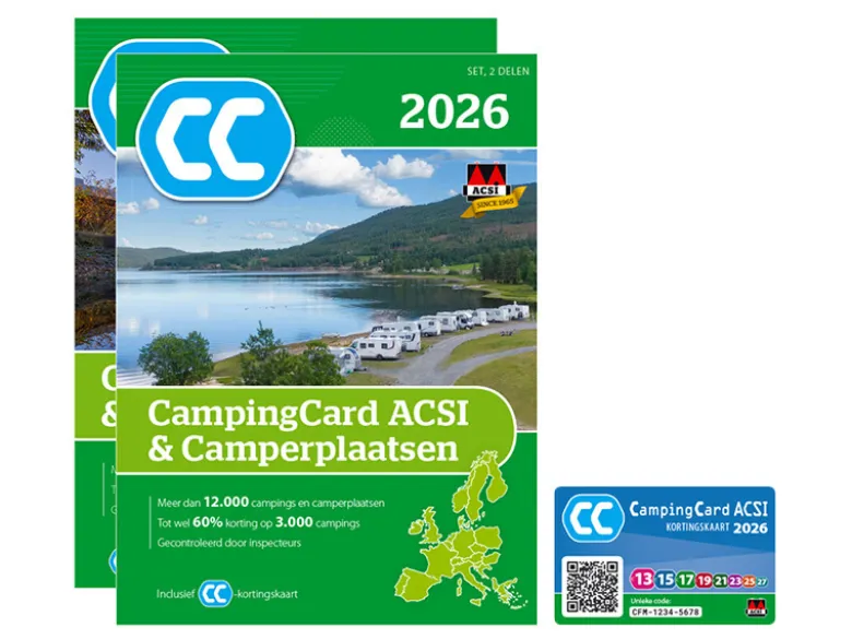 ACSI 2026 CampingCard & Camperplaatsen