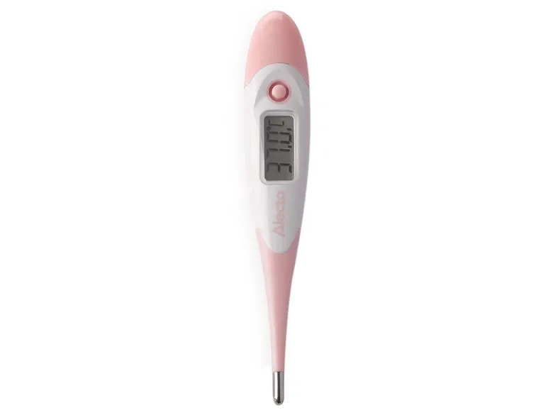 Alecto bc20pk digitale thermometer - roze,wit