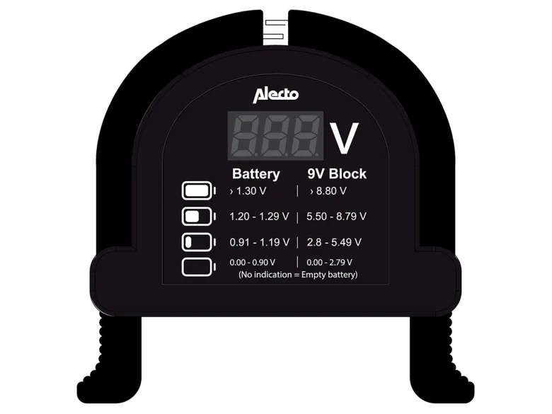 Alecto BTT2 Compacte universele batterijtester