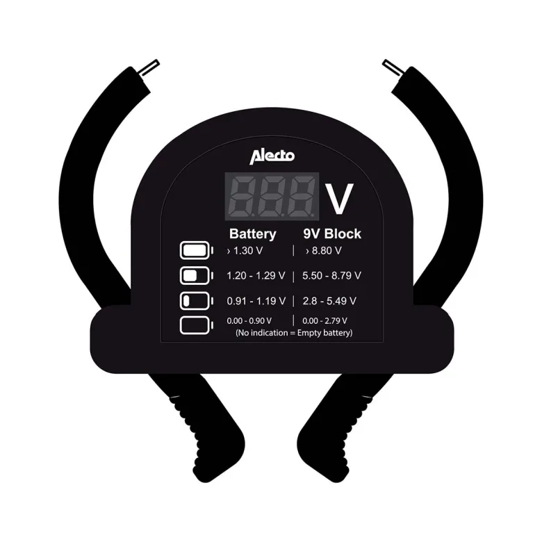 Alecto BTT2 Compacte universele batterijtester