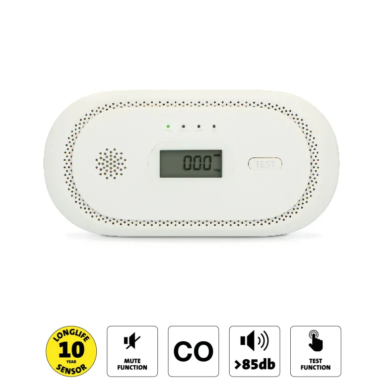 Alecto bundel COA2650 Koolmonoxidemelder en SA20 3X Rookmelders