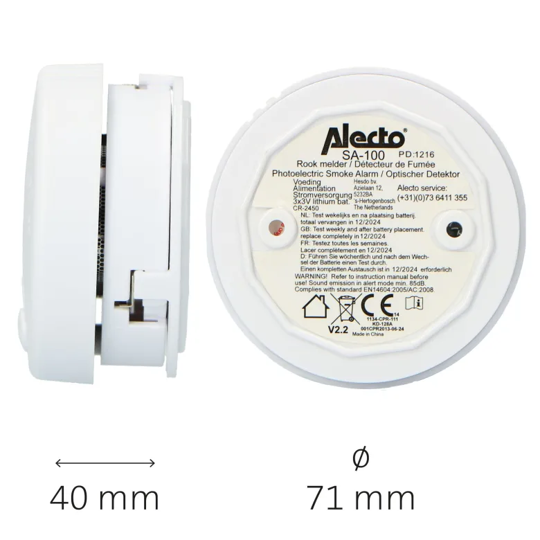 Alecto SA-100 mini rookmelder