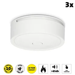 Alecto sa61 3x rookmelder - wit