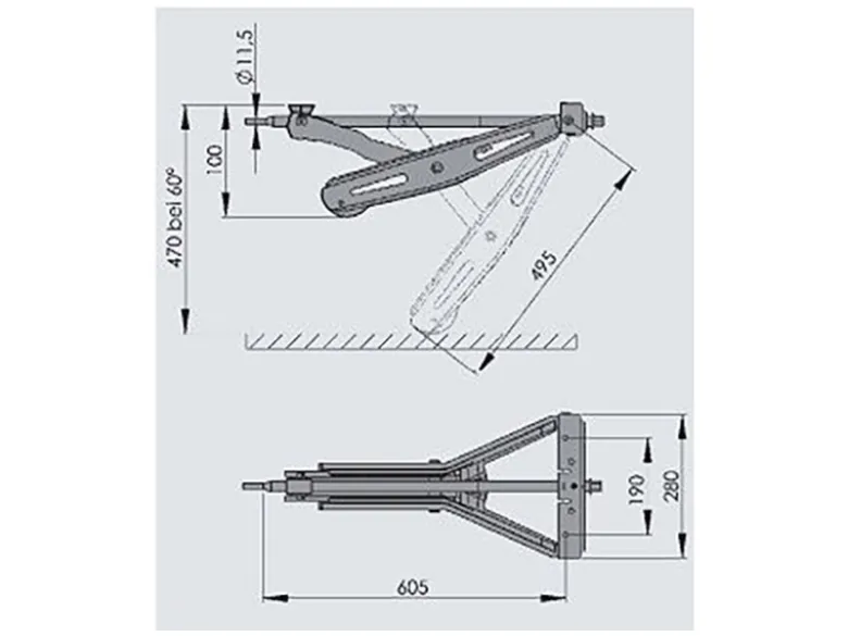 AL-KO Stabilform hoeksteun