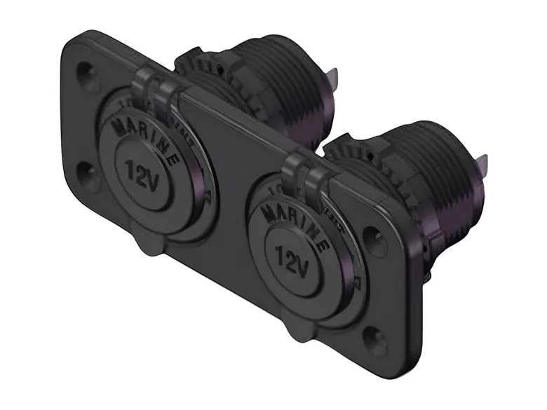 Allpa 12 Volt dubbel stopcontact