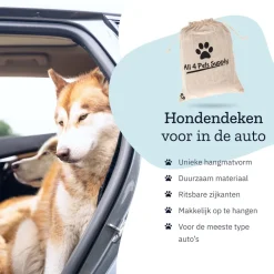 All 4 Pets Supply Hondendeken Auto Achterbank