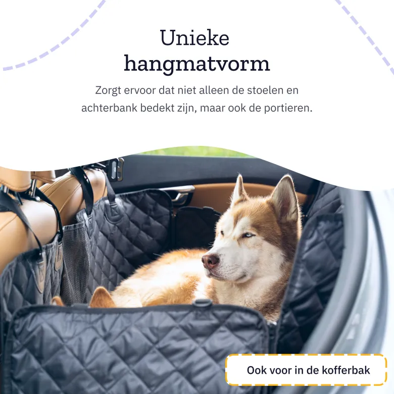 All 4 Pets Supply Hondendeken Auto Achterbank