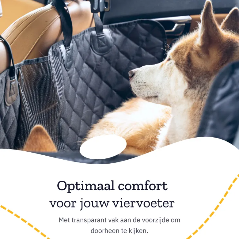 All 4 Pets Supply Hondendeken Auto Achterbank