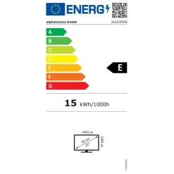 Alphatronics SL-22 DW LED Smart televisie met dvd speler