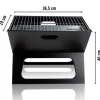 Alpina draagbare barbecue - Black