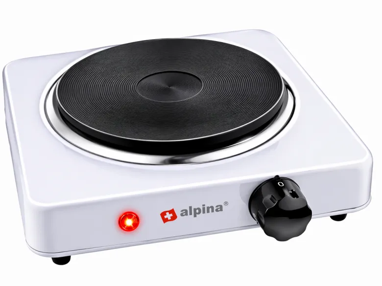 Alpina elektrische kookplaat - 1000 watt