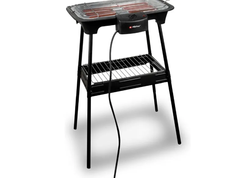 Alpina 2000W 2-in-1 elektrische barbecue