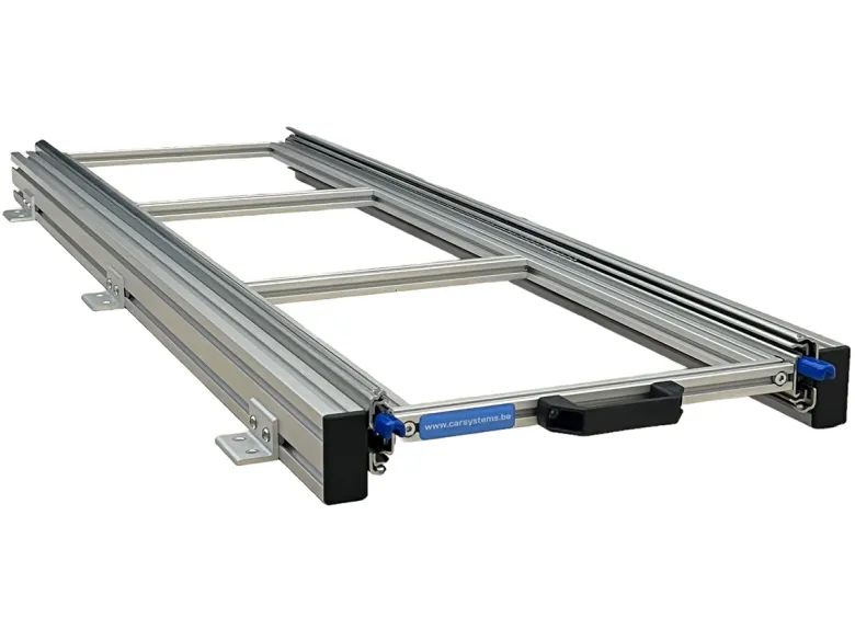 Aluminium 130 kg 120 x 30 cm camper schuifframe