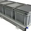Aluminium 130 kg 120 x 40 cm camper schuifframe