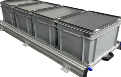 Aluminium 130 kg 120 x 40 cm camper schuifframe