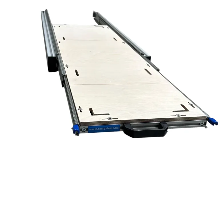 Aluminium schuifframe camper 120x30 cm met 9 mm multiplex