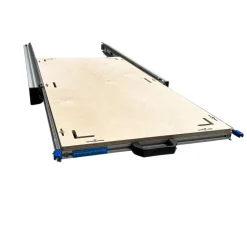 Aluminium schuifframe 80x60 cm met 9 mm multiplex vloerplaat