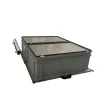 Aluminium schuifframe 80x60 cm met 2 bakken en deksel