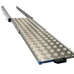 Aluminium 120x30 cm camper schuifframe met traanplaat
