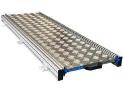 Aluminium 120x30 cm camper schuifframe met traanplaat