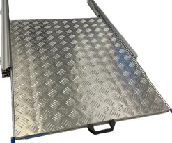 Alumium camper schuifframe met bovenplaat - 80x60 cm
