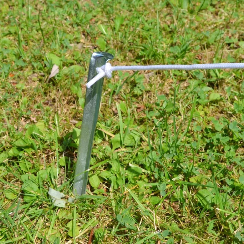 AMANKA 10 stalen V-profiel tentharingen