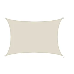 AMANKA 3x5 beige waterafstotende polyester schaduwdoek