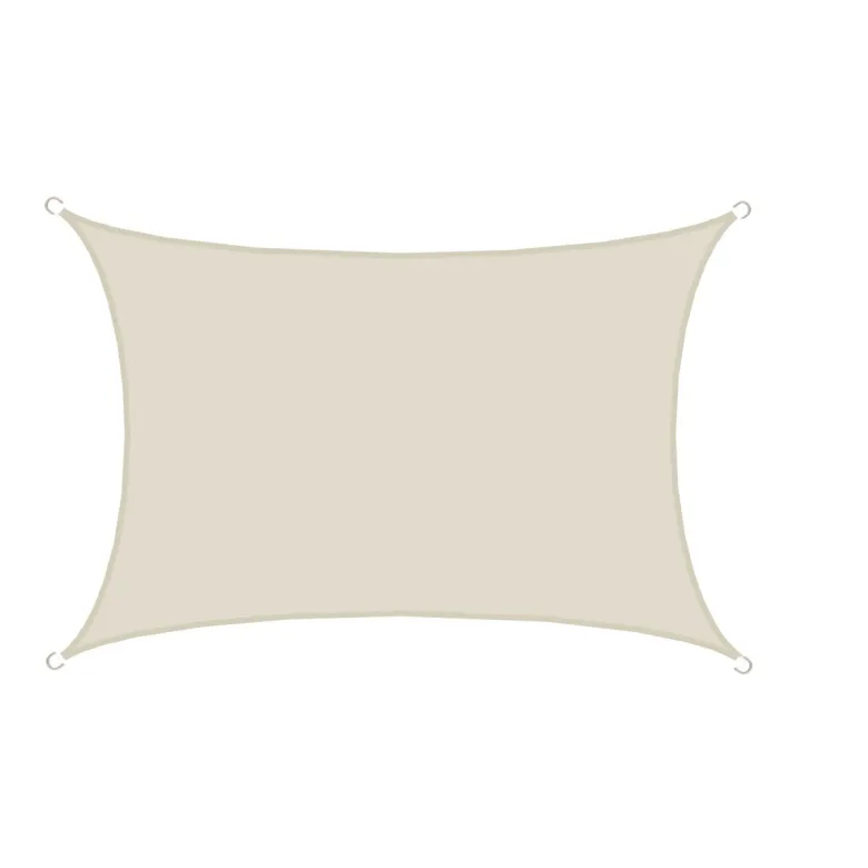 AMANKA 3x5 beige waterafstotende polyester schaduwdoek