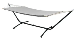 AMANKA 200 x 120 cm hangmat met frame - Grey