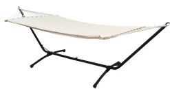 AMANKA 200 x 120 cm hangmat met frame - White