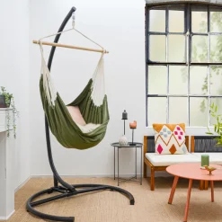 AMANKA 155 x 125 cm XL hangstoel - Green