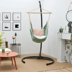 AMANKA 155 x 125 cm XL hangstoel - Light Green