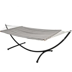AMANKA 200 x 120 hangmat met frame - Grey
