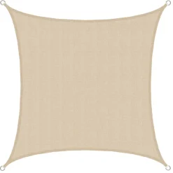 AMANKA 2 x 2 HDPE schaduwdoek - Beige