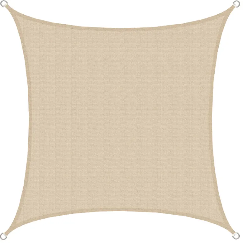 AMANKA 2 x 2 HDPE schaduwdoek - Beige
