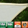 AMANKA 1x2m beige HDPE waterdoorlatend schaduwdoek
