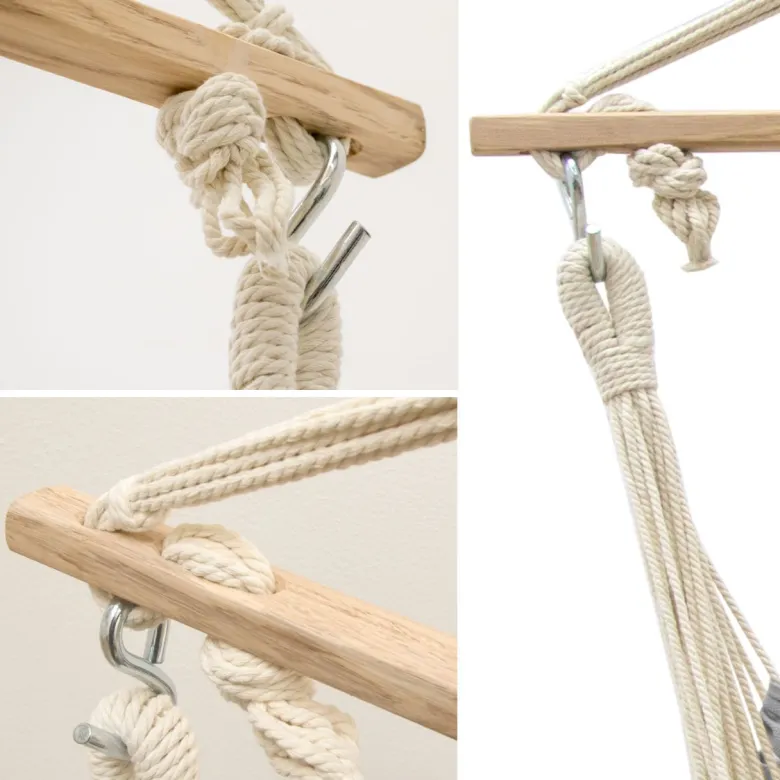 AMANKA 185 x 130 veiligheids hangstoel - Grey