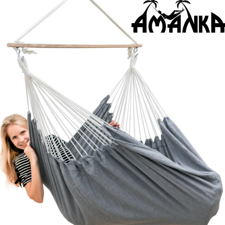 AMANKA 185 x 130 veiligheids hangstoel - Grey