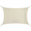 AMANKA 2 x 3 waterafstotende polyester schaduwdoek - Beige