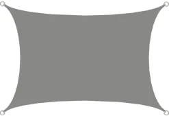AMANKA 2 x 3 waterafstotende polyester schaduwdoek - Grey